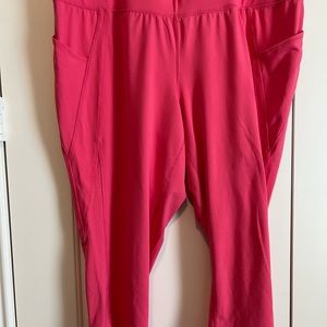 Lane Bryant Livi Active Capri Legging Pink